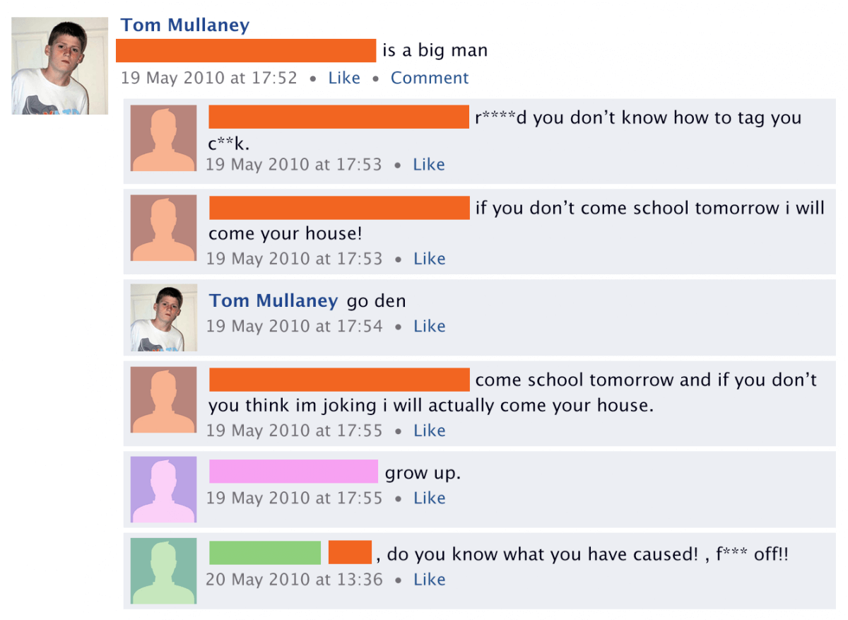 Tom Mullaney facebook conversation excerpt 2