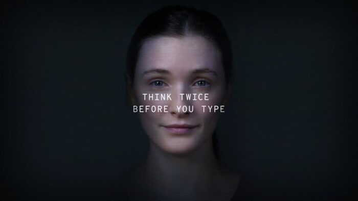 Cybersmile x Area 23 "Think Twice Before You Type" (Video Poster)